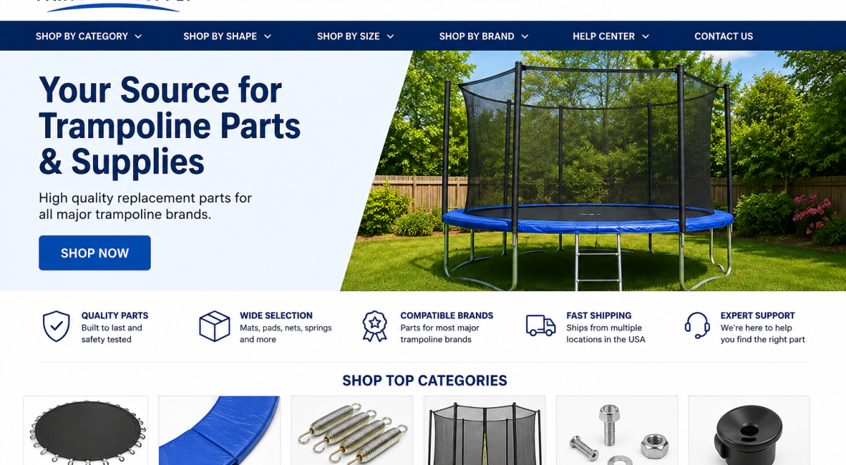 Trampoline Parts and Supply: Your Source for Replacement Trampoline Parts